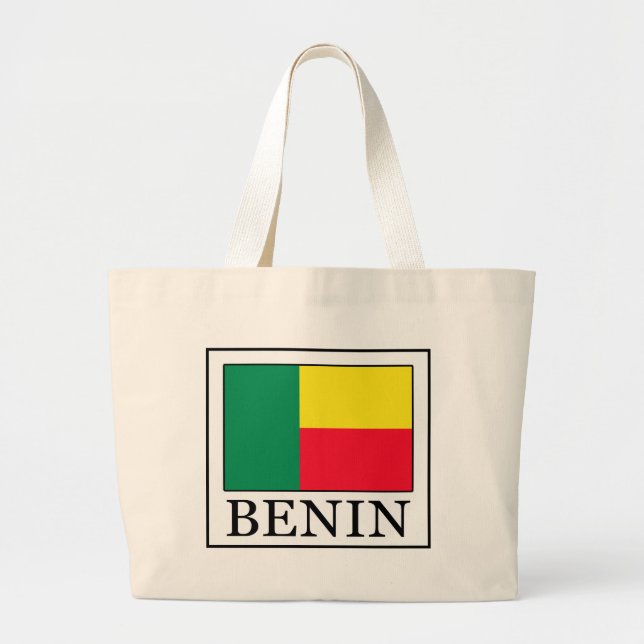 Benin Jumbo Stoffbeutel (Vorne)