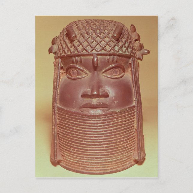 Benin-Maske Postkarte (Vorderseite)