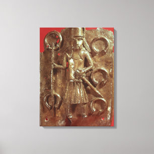 Benin-Plakette Leinwanddruck