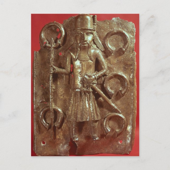 Benin-Plakette Postkarte (Vorderseite)