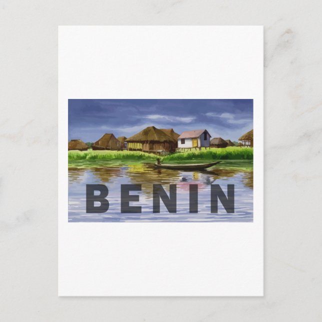 Benin Postkarte (Vorderseite)