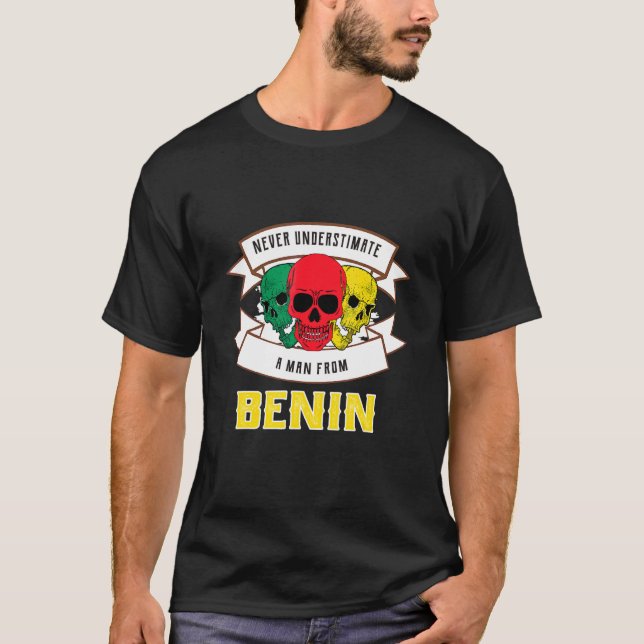 Benin Unterschätze nie T-Shirt (Vorderseite)