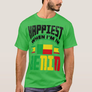 Beninese Benin Beninese Flag Zitat19 T-Shirt