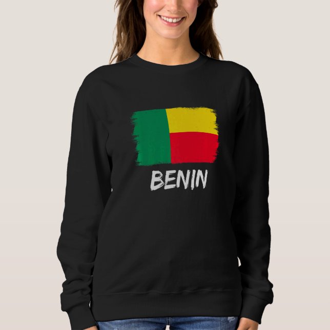 Beninische Flagge Benin Sweatshirt (Vorderseite)