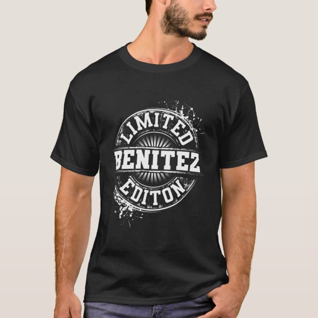 Benitez Familiennamen Tree Wiedersehen T-Shirt (Vorderseite)