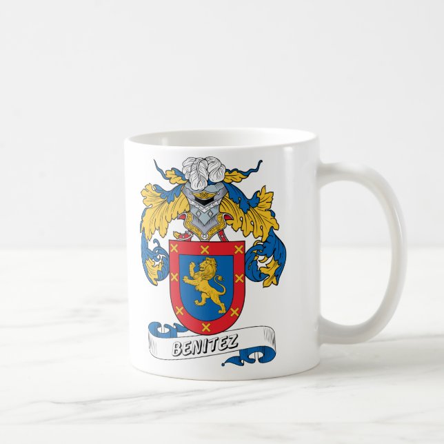 Benitez-Familienwappen Kaffeetasse (Rechts)