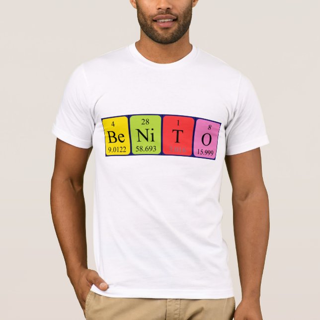 Benito Periodenname Shirt (Vorderseite)