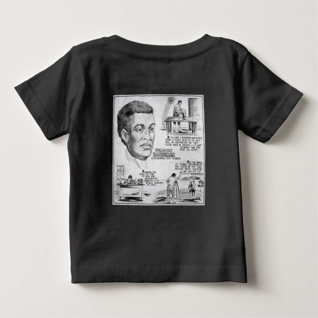 Benjamin Banneker: Black Scientist & Revolutionär Baby T-shirt (Rückseite)