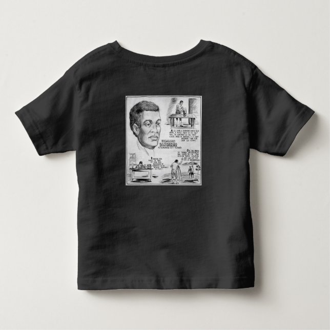 Benjamin Banneker: Black Scientist & Revolutionär Kleinkind T-shirt (Rückseite)