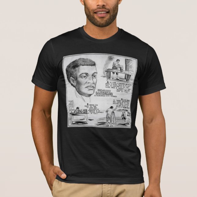 Benjamin Banneker: Black Scientist & Revolutionär T-Shirt (Vorderseite)