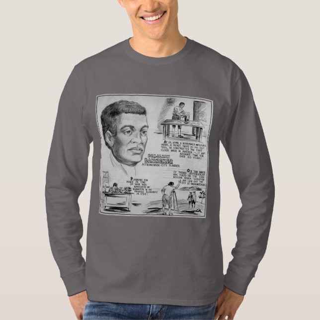 Benjamin Banneker: Black Scientist & Revolutionär T-Shirt (Vorderseite)