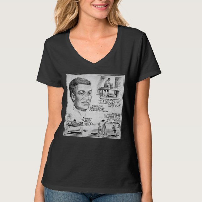 Benjamin Banneker: Black Scientist & Revolutionär T-Shirt (Vorderseite)