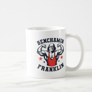 Benjamin Benchamin Franklin Bankdrücken Bodybuildi Kaffeetasse