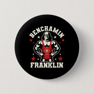 Benjamin Benchamin Franklin Bench Press Bodybuildi Button