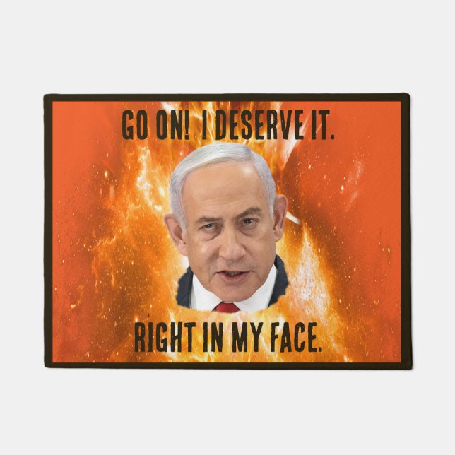 Benjamin "Bibi" Netanyahu Prime Minister of Israel Fußmatte (Vorderseite)