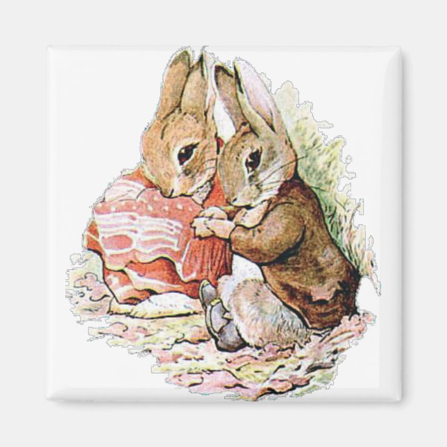 Benjamin Bunny und Peter Rabbit planen ihren Angri Magnet (Vorne)
