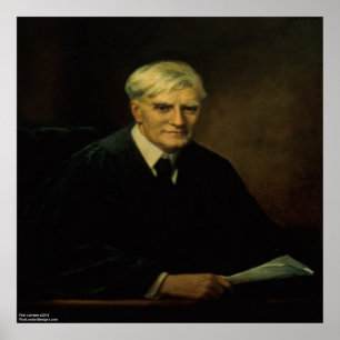 Benjamin Cardozo sitzend im Büro (ohne Zitat) Poster