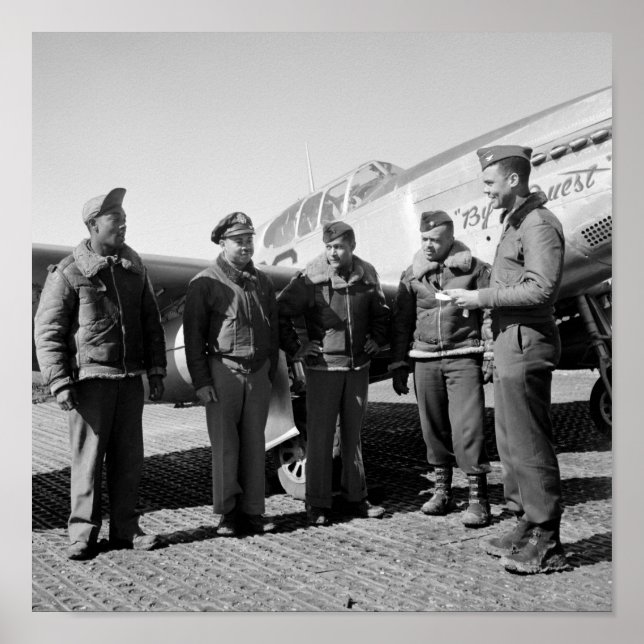 Benjamin Davis und andere Tuskegee Airmen Poster (Vorne)