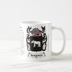 Benjamin, der Ursprung, die Bedeutung und das Kaffeetasse