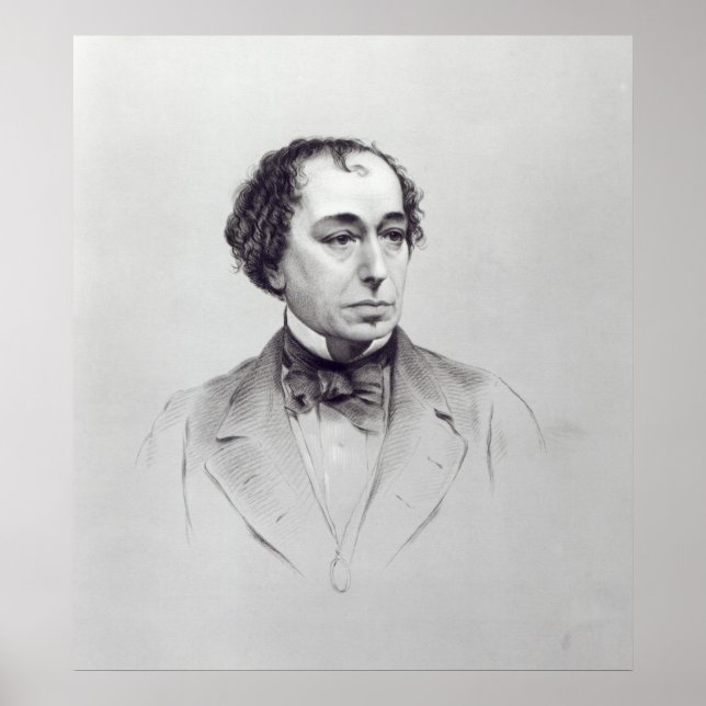 Benjamin Disraeli, 1. Earl Beaconsfield Poster (Vorne)