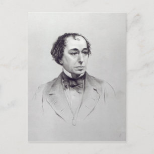 Benjamin Disraeli, 1. Earl Beaconsfield Postkarte