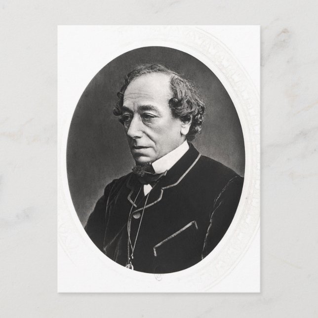 Benjamin Disraeli c.1874 Postkarte (Vorderseite)