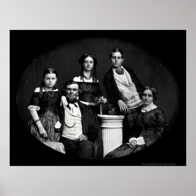 Benjamin Family Daguerreotype 1852 Poster (Vorne)