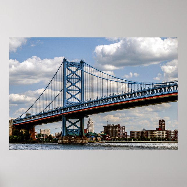 Benjamin-Franklin-Brücke, Philadelphia, PA Poster (Vorne)