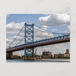 Benjamin-Franklin-Brücke, Philadelphia, PA Postkarte