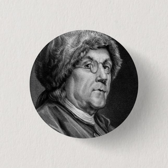 BENJAMIN FRANKLIN BUTTON (Vorderseite)
