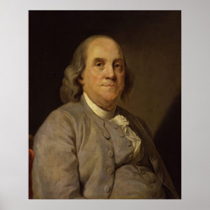 BENJAMIN FRANKLIN durch Joseph-Siffred Duplessis Poster