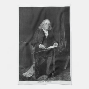 Benjamin Franklin Geschirrtuch