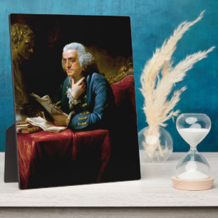 Benjamin Franklin, Gründer Erfinder Wissenschaftle Fotoplatte