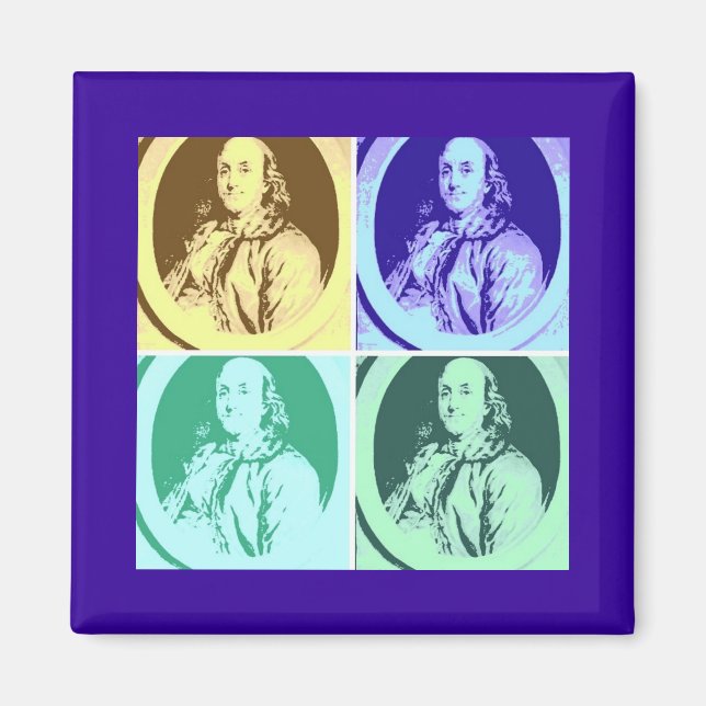 Benjamin Franklin Magnet (Vorne)