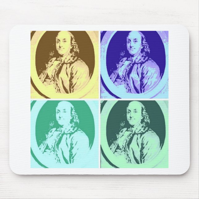 Benjamin Franklin Mousepad (Vorne)