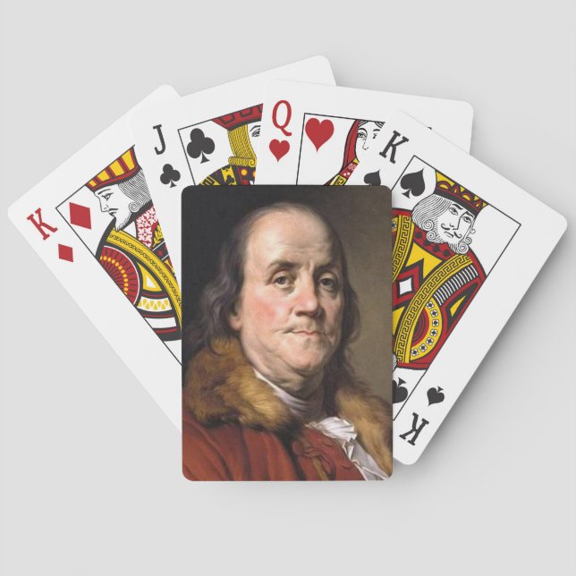 Benjamin Franklin Playing cards Spielkarten (Rückseite)