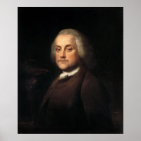 BENJAMIN FRANKLIN Portrait von Benjamin Wilson