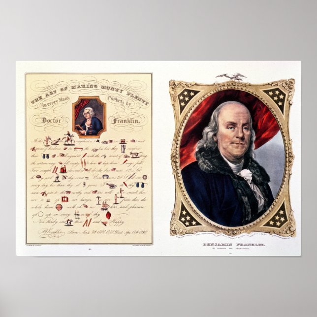 Benjamin Franklin Poster (Vorne)