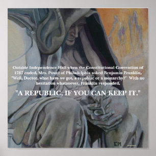BENJAMIN FRANKLIN POSTER