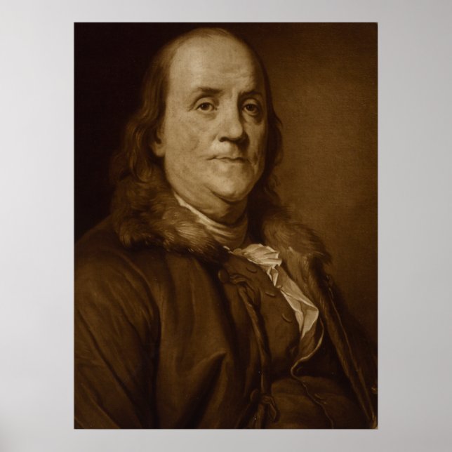 Benjamin Franklin Poster (Vorne)