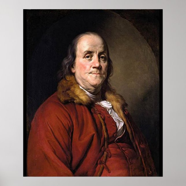 Benjamin Franklin Poster (Vorne)