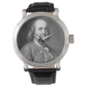 Benjamin Franklin Präsident Geschichtsporträt vo Armbanduhr