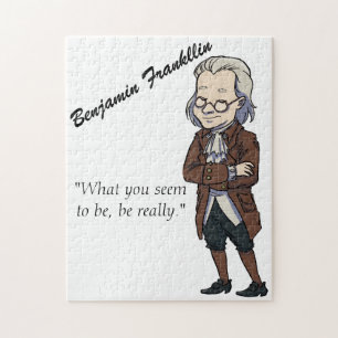 Benjamin Franklin Quote History Puzzle