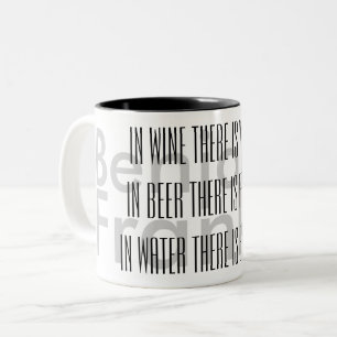 Benjamin Franklin Quote TTM Zweifarbige Tasse