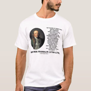 Benjamin Franklin-Schach-Vorsorge-Umsicht T-Shirt