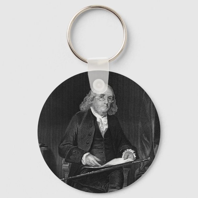 Benjamin Franklin Schlüsselanhänger (Vorderseite)