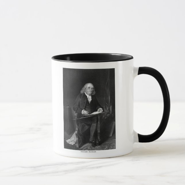 Benjamin Franklin Tasse (Rechts)