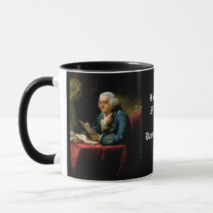 Benjamin Franklin von David Martin 1767 Tasse