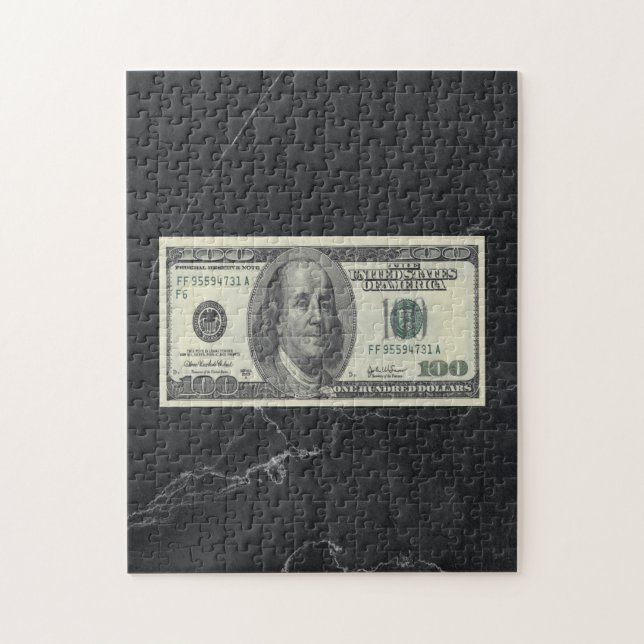 Benjamin Franklin | Währung Puzzle (Vertikal)