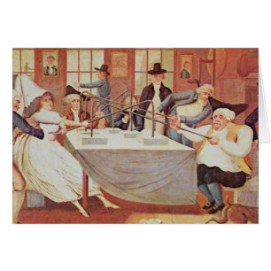 Benjamin Franklins Experimente mit Strom